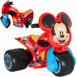 Детский трехколесный велосипед INJUSA Mickey Mouse Samurai с аккумулятором 6В