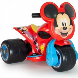 Детский трехколесный велосипед INJUSA Mickey Mouse Samurai с аккумулятором 6В
