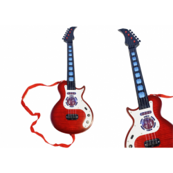 Electric Guitar For Kids Lights Melodies Red