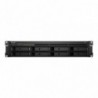 Synology RackStation RS1221+ NAS/storage server Rack (2U) Ryzen Embedded V1500B 4 GB DDR4 0 TB DiskStation Manager Black