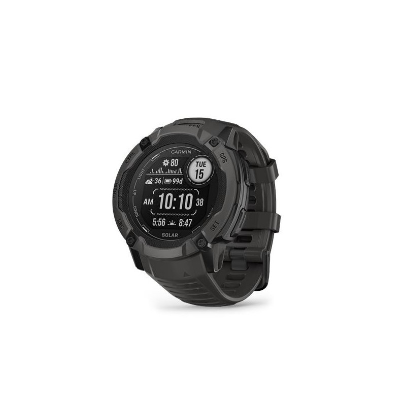 Garmin Instinct 2X Standard Solar smartwatch, 50 mm, Graphite