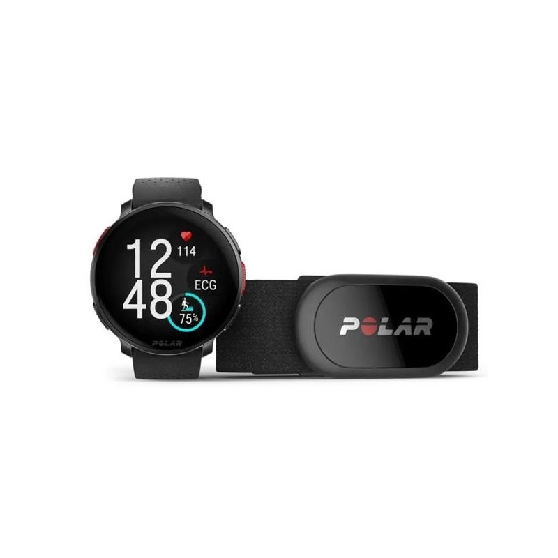 Polar Vantage V3 Premium Multisport Watch with H10 Heart Rate Sensor, Black/Black