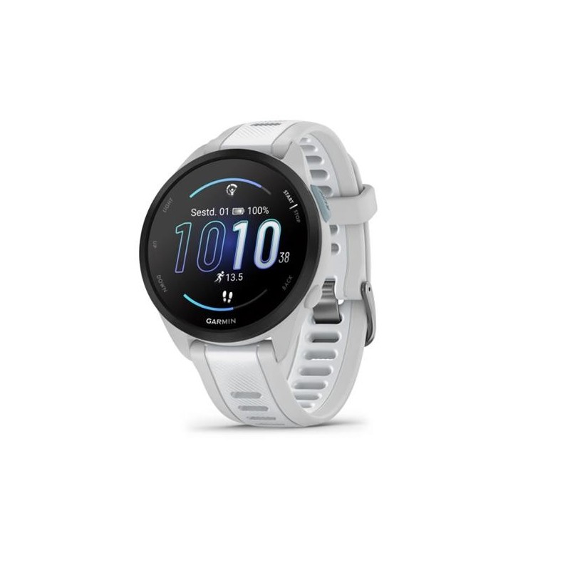 Garmin Forerunner 165 smartwatches, Mist grey/Whitestone