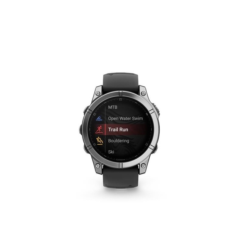 Garmin Fenix E Часы, 47 мм, Нержавеющая сталь/черный