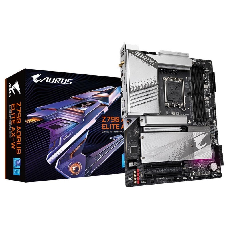 Mainboard GIGABYTE Intel Z790 LGA1700 ATX Memory DDR5 Memory slots 4 1xPCI-Express 3.0 16x 1xPCI-Express 4.0