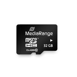 MEDIARANGE MEMORY MICRO SDHC 32GB C10/W/ADAPTER MR959