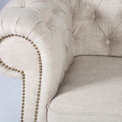 Sofa HOLMES 2-seater, beige
