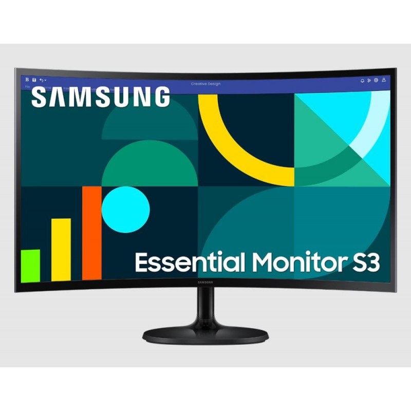 LCD Monitor SAMSUNG 27" Business/Curved Panel VA 1920x1080 16:9 100Hz 4 ms Tilt Colour Black LS27D360GAUXEN