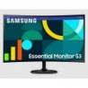 LCD Monitor SAMSUNG 27" Business/Curved Panel VA 1920x1080 16:9 100Hz 4 ms Tilt Colour Black LS27D360GAUXEN