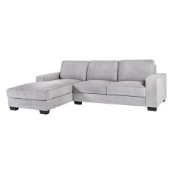 Corner sofa KENDRA LC light grey