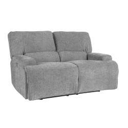 Sofa MARCUS 2-seater recliner, grey