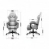 HUZARO FORCE 4.7 WHITE MESH GAMING CHAIR