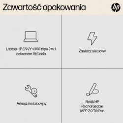 HP Envy 15-FH0023D Ryzen 7 7730U 15.6"FHD Touch 16GB SSD512 BT BLKB x360 Win11 Nightfall Black (REPACK) 2Y