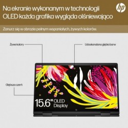 HP Envy 15-FH0023D Ryzen 7 7730U 15.6"FHD Touch 16GB SSD512 BT BLKB x360 Win11 Nightfall Black (REPACK) 2Y