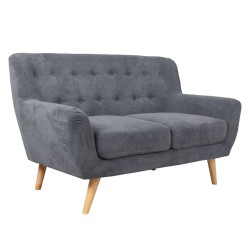 Sofa RIHANNA 2-seater, grey
