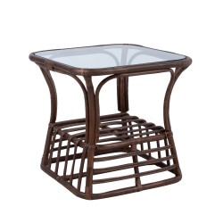 Coffee table RETIRO 58,5x58,5xH55cm, brown