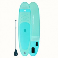 Retrospec Weekender SL 10' Inflatable Paddle Board (Seafoam Stripes)