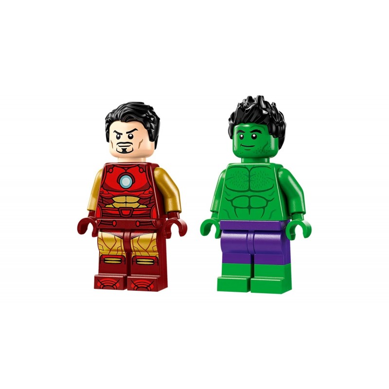 LEGO Super Heroes 76287 Iron Man z motocyklem i Hulk