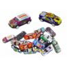 Set of Cars in Suitcase 25 Pieces Mat with Roads