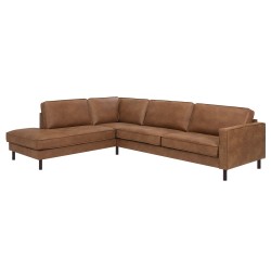 Corner sofa LUCAS LC brown