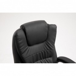 Office chair with massage, heated ACTIVEJET YK7304 black