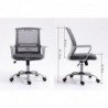 Office armchair ACTIVEJET YK01 grey