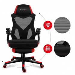 Huzaro Combat 3.0 Gaming armchair Mesh seat Black, Red