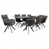 Dining set EDDY table, 8 chairs (10333, 10334)