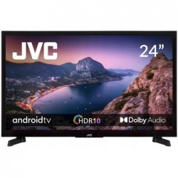 TV Set JVC 24" Smart/HD 1366x768 Wireless LAN Bluetooth Android TV Black LT-24VAH3400