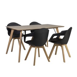 Dining set HELENA table, 4 chairs (37035)