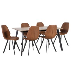 Dining set HELENA table, 6 chairs (20078)