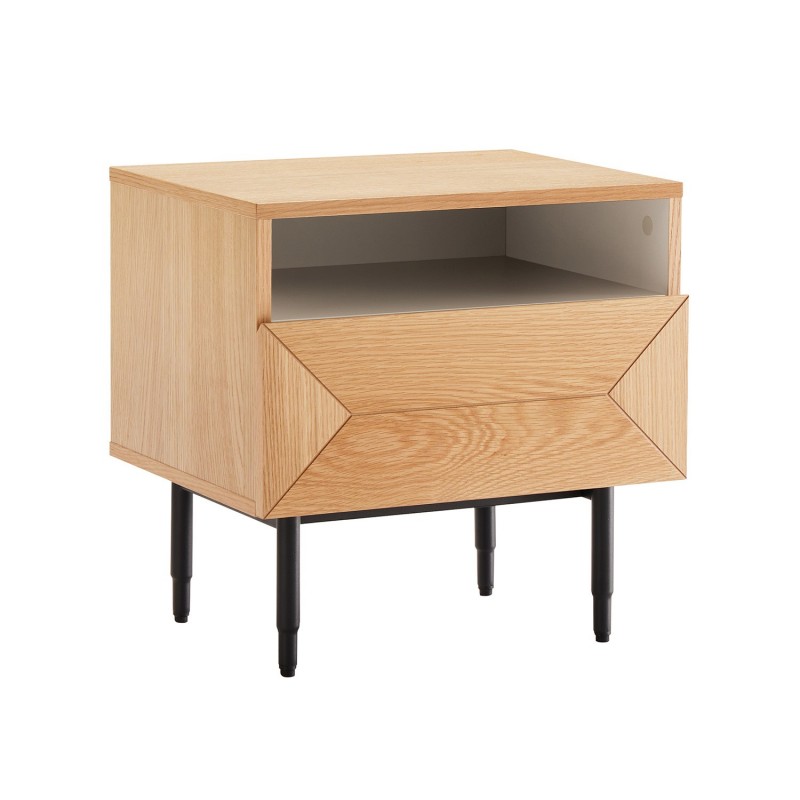 Night stand NATE 50x40xH50cm, oak