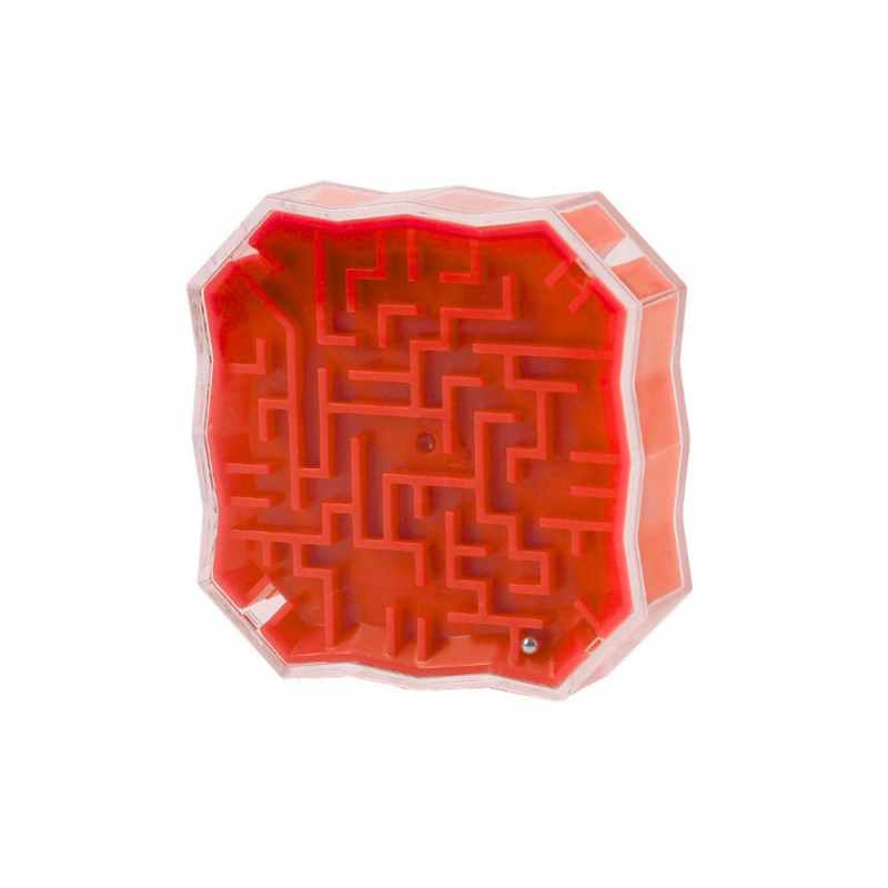 Logic Game Maze With Red Ball