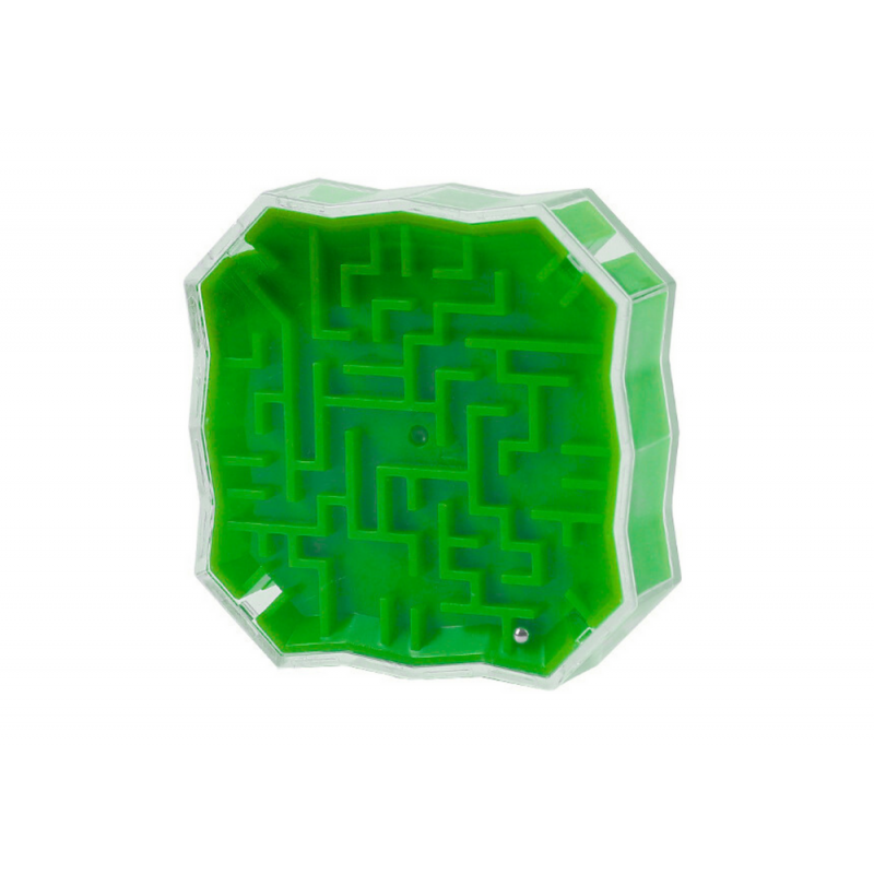 Logic Game Maze With A Green Ball