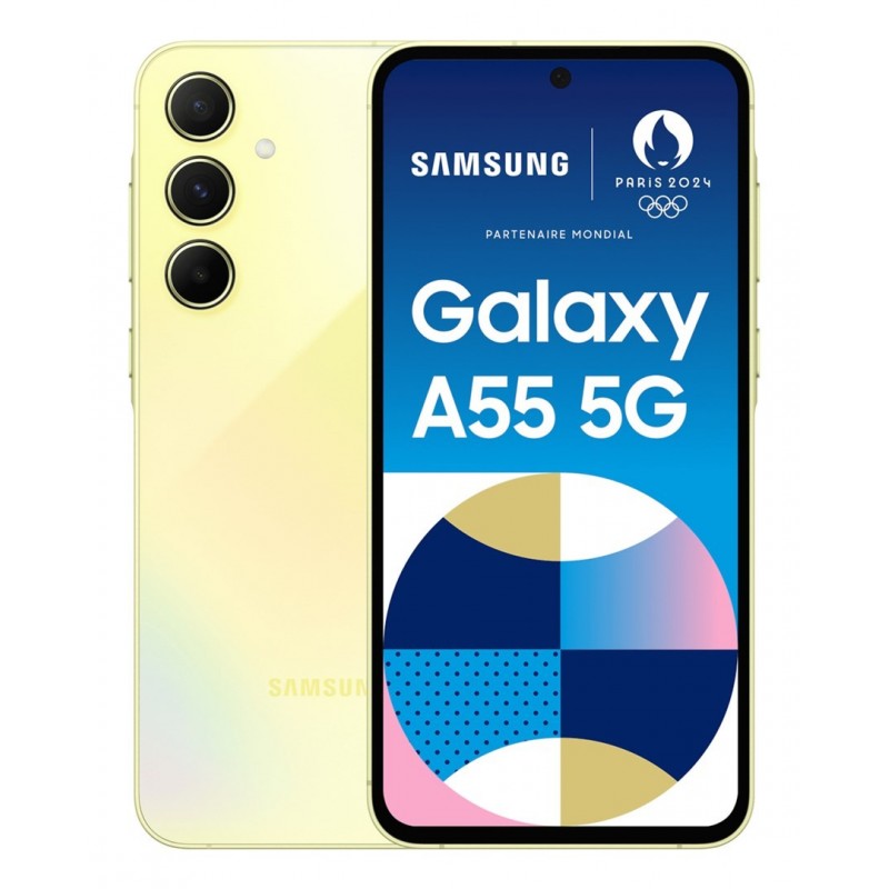 Samsung Galaxy A55 5G 16.8 cm (6.6") Hybrid Dual SIM Android 14 USB Type-C 8 GB 256 GB 5000 mAh Yellow