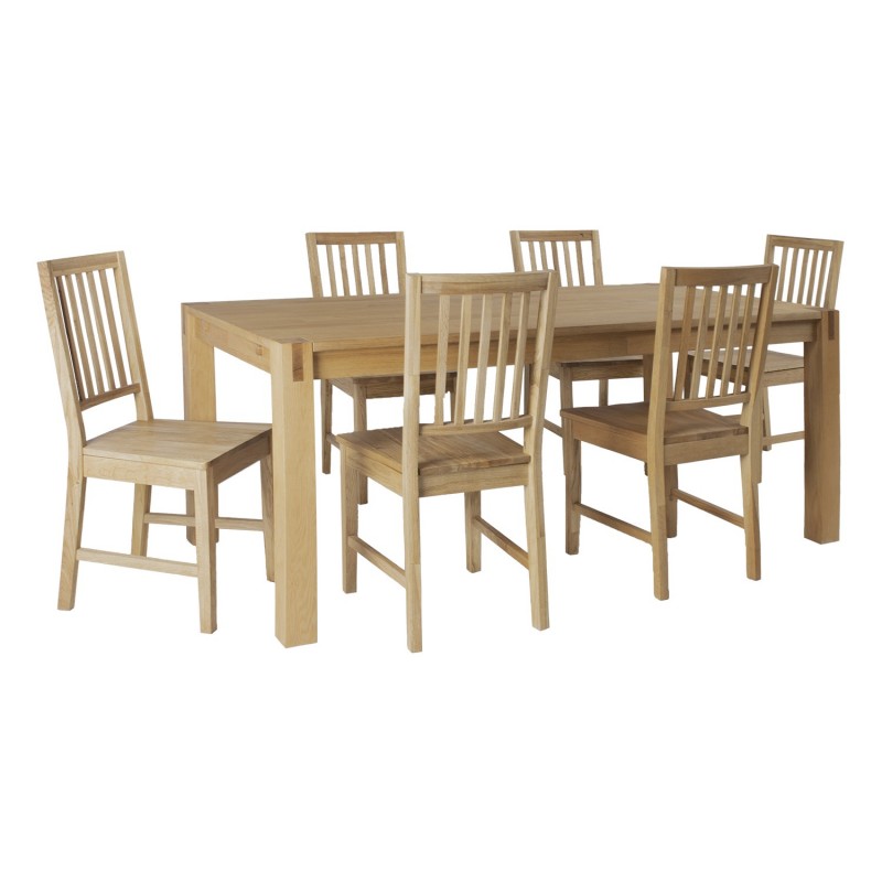 Dining set CHICAGO NEW table 180x90cm and 6 chairs