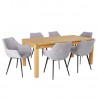Dining set CHICAGO NEW laud, 6 chairs (37046)