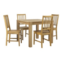Dining set CHICAGO NEW table 90x90cm and 4 chairs
