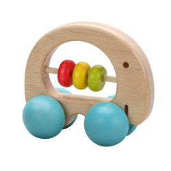 CLASSIC WORLD Wooden Rattle Pusher Pusher On Wheels