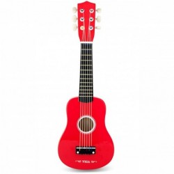 Viga Wooden Guitar for Children Red 21 inch 6 Strings