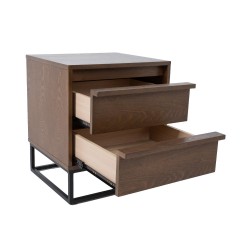 Night stand VOKSI 40x45xH52cm, walnut