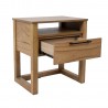 Night stand OZZO 40x56xH60cm, light wood