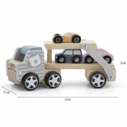 VIGA Wooden tow truck with PolarB cars