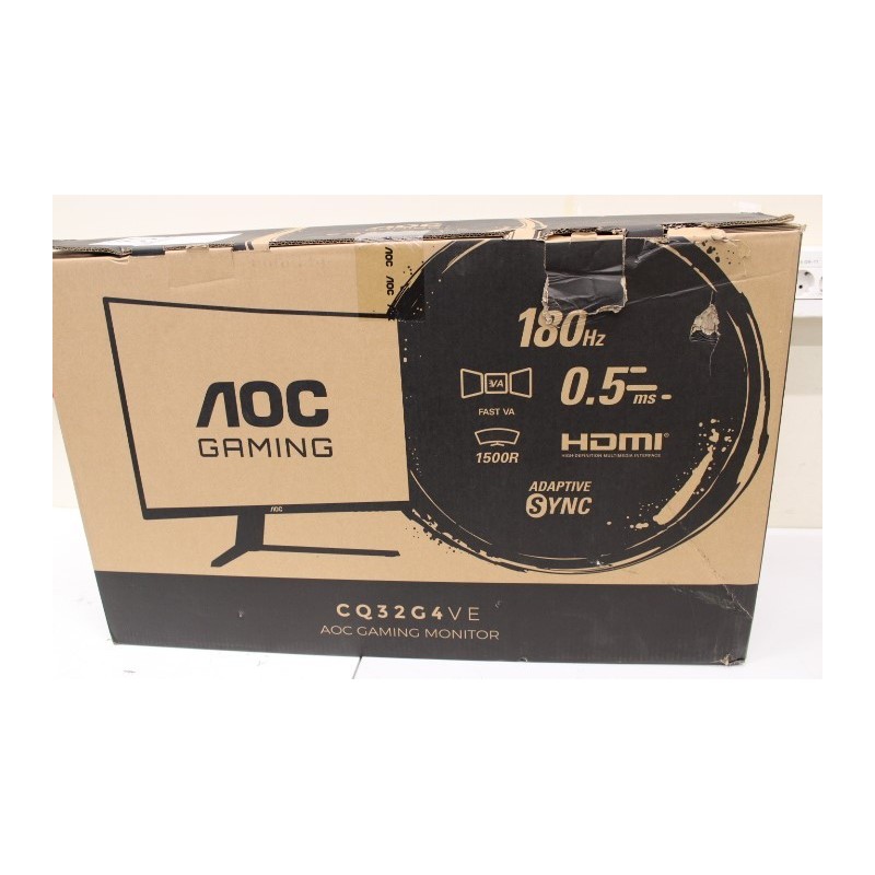 SALE OUT. AOC CQ32G4VE 31.5" VA/16:9/2560u00d71440/300 cdm2/1ms/DP HDMI Audio out AOC CQ32G4VE 31.5 " VA QHD |