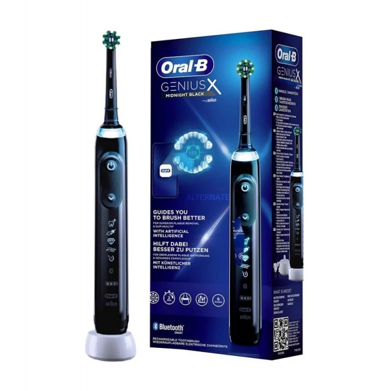 Oral-B Electric Toothbrush Genius X Rechargeable For adults Number of brush heads included 1 Number of teeth brushing