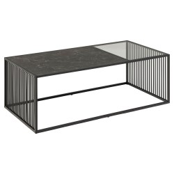 Coffee table STRINGTON 120x60xH40cm, black