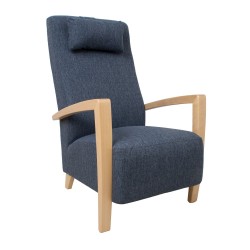 Armchair VENLA bluish grey