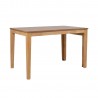 Dining table COOPER 120+75x75xH75cm, oak