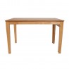 Dining table COOPER 120+75x75xH75cm, oak