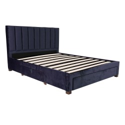 Bed GRACE 160x200cm, blue